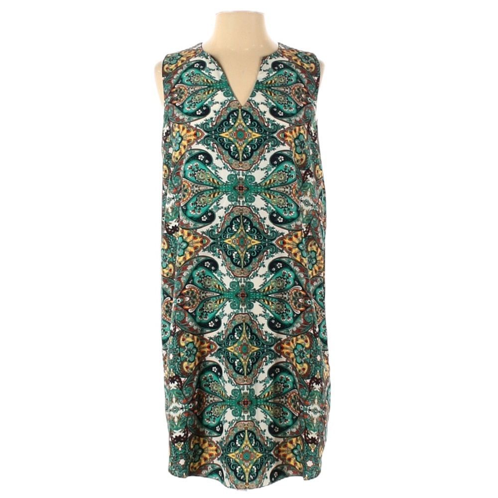 Renee C Sleeveless Dress Size Small Green